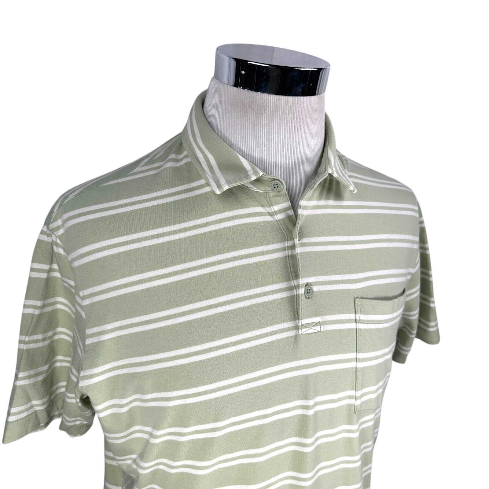 Patagonia Patagonia Polo Shirt Men’s Medium Green White Striped Size US M / EU 48-50 / 2 - 2 Thumbnail