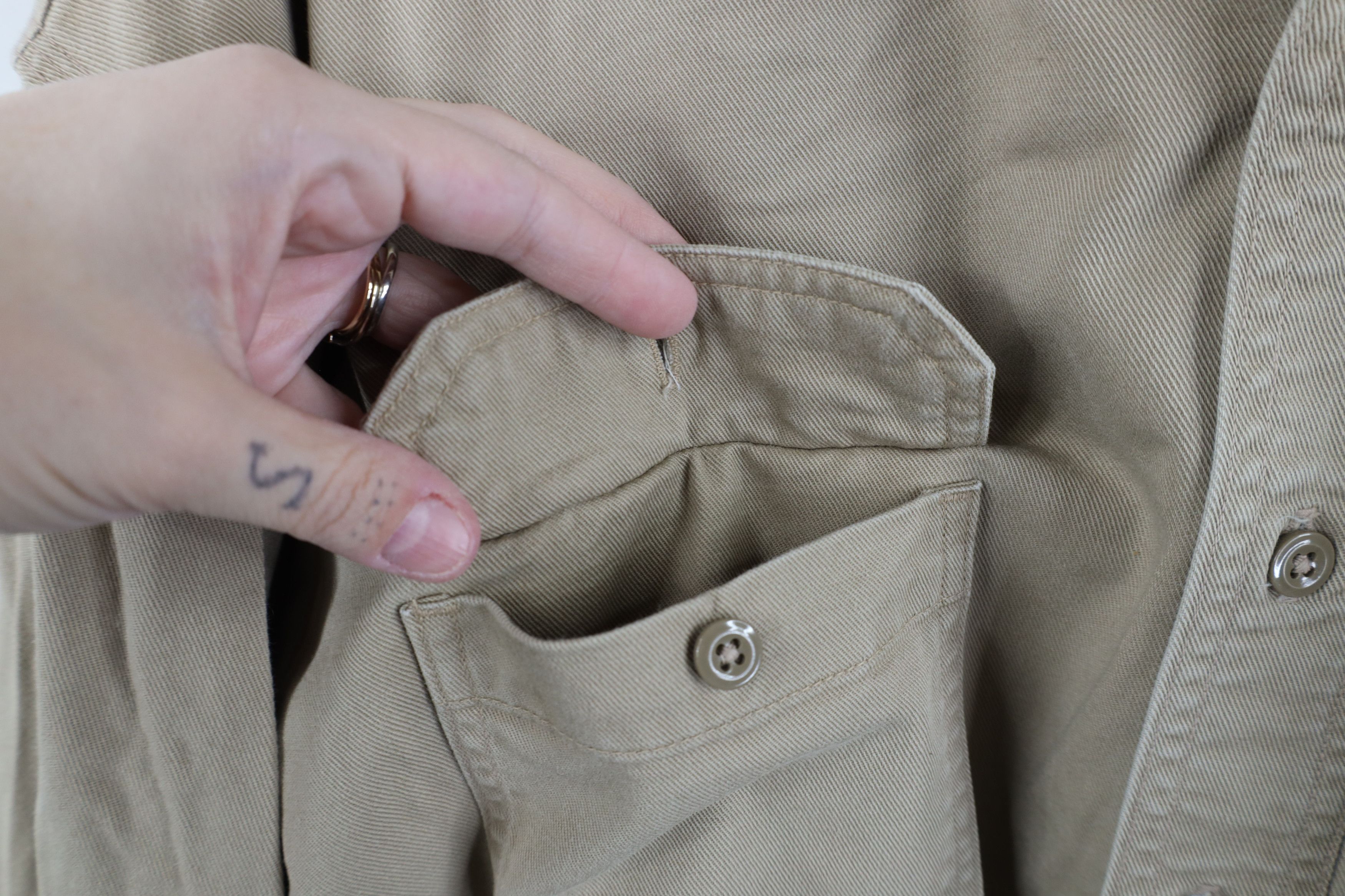 Carhartt Vintage Carhartt FR Fire Resistant Workwear Button Shirt Size US XXL / EU 58 / 5 - 6 Thumbnail