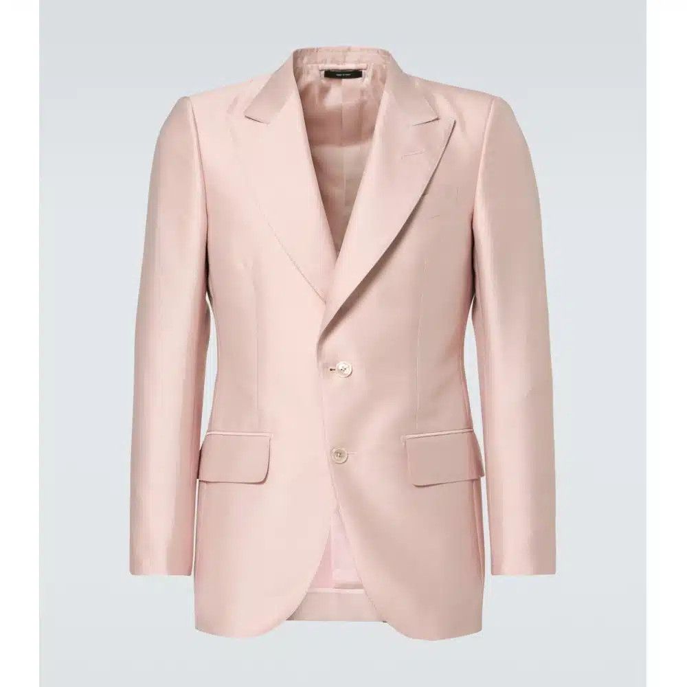 o1loc1c1025 2HPP02 Iridescent Twill Dyllan Suit in Pink