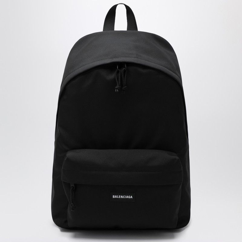 Balenciaga Balenciaga Black Explorer Backpack With Logo Patch Size ONE SIZE - 1 Thumbnail