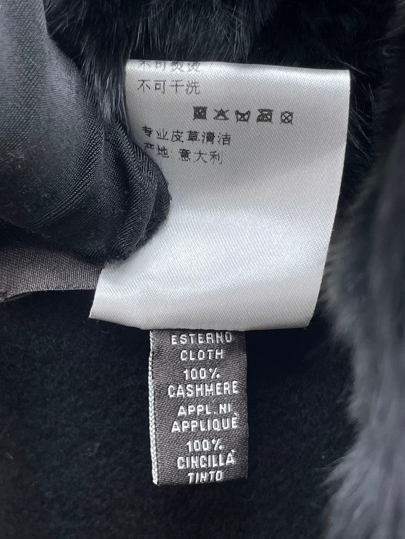 Loro Piana LORO PIANA Black cheetah cat + cashmere cloak coat Size M / US 6-8 / IT 42-44 - 9 Thumbnail