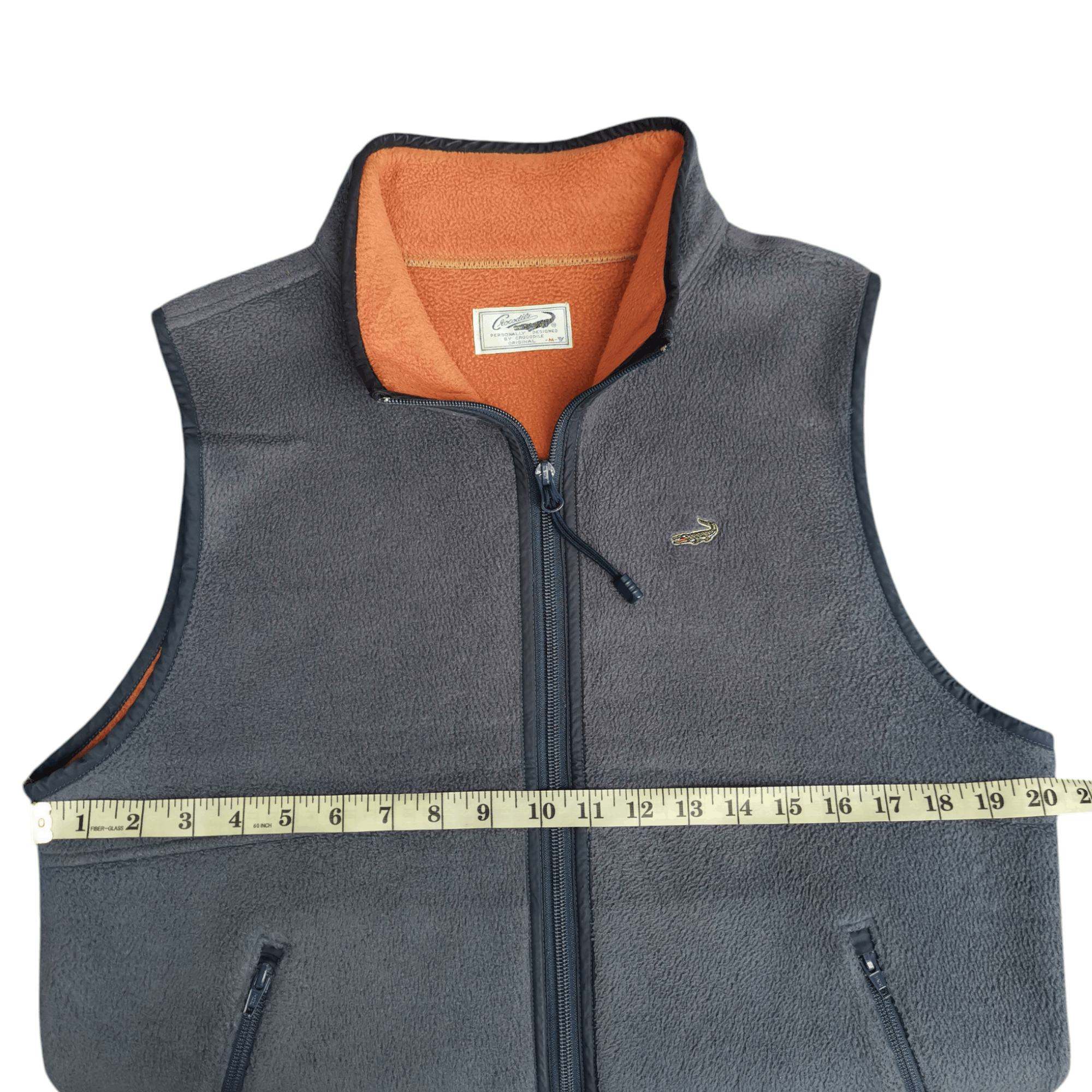 Crocs Crocodile Grey Vest Size US M / EU 48-50 / 2 - 3 Thumbnail