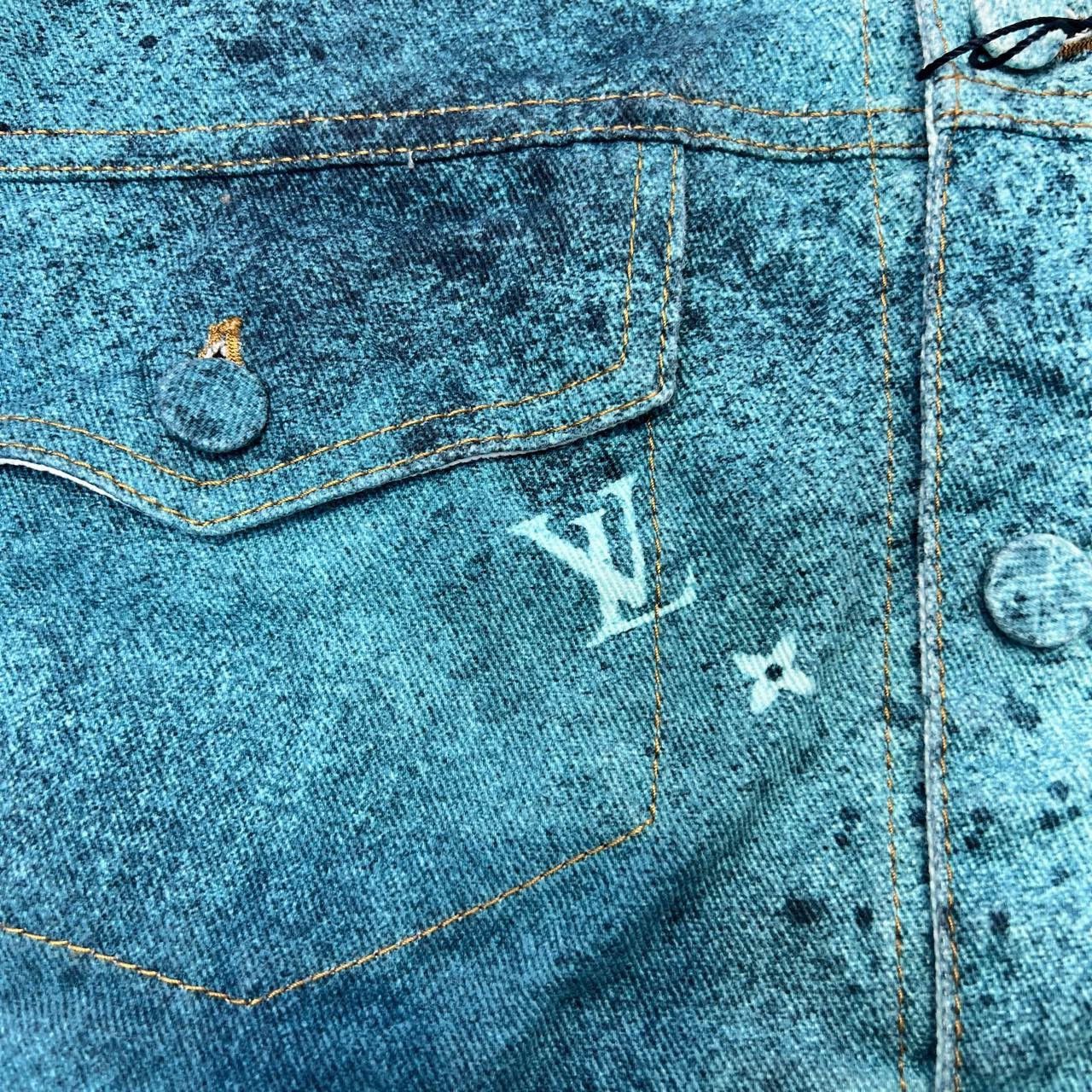 Louis Vuitton louis vuitton blue white denim jacket Size US L / EU 52-54 / 3 - 4 Thumbnail