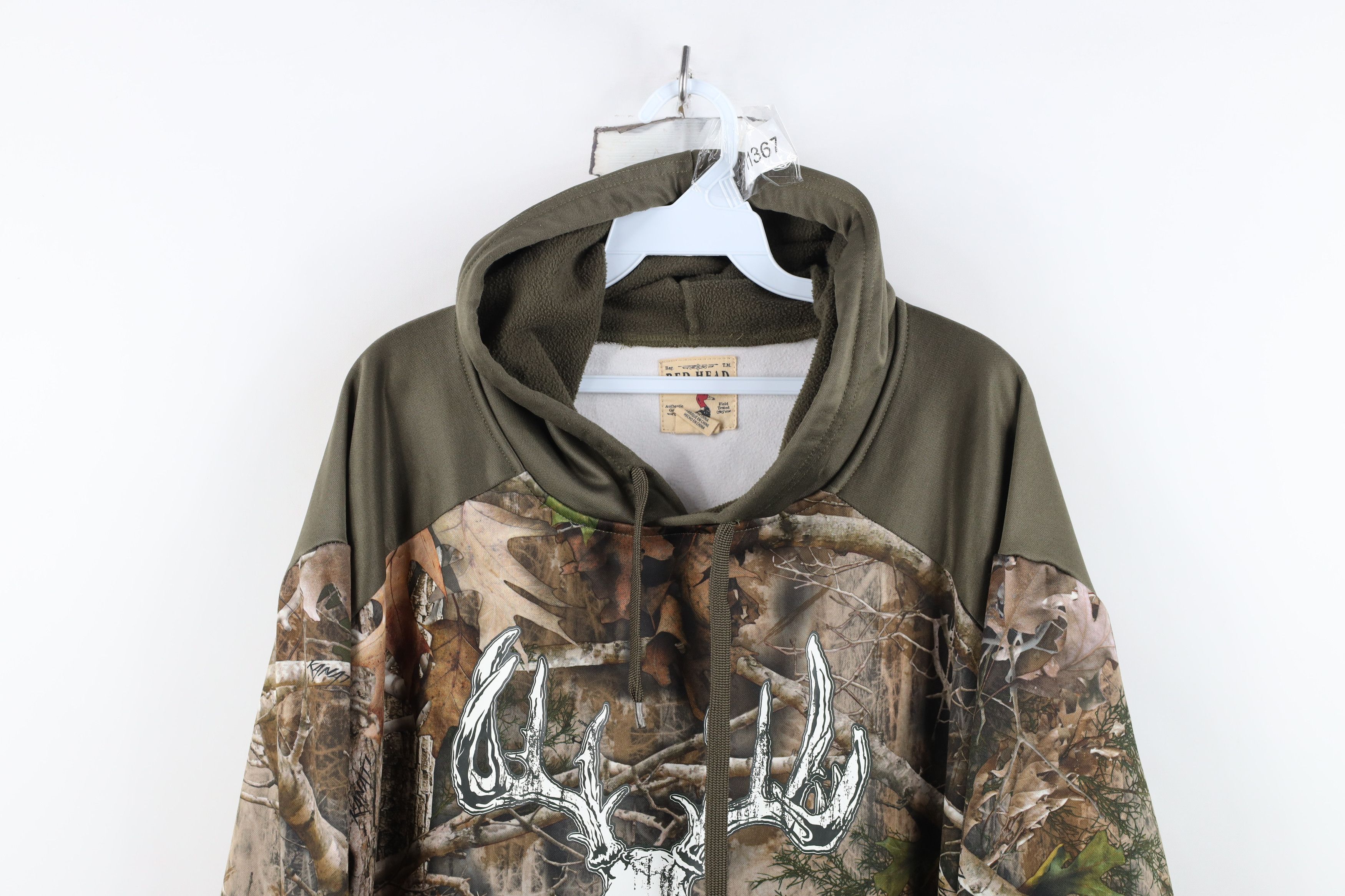 Vintage Y2K Streetwear Kamati Camouflage Hunting Hoodie Sweatshirt Size US XL / EU 56 / 4 - 2 Thumbnail