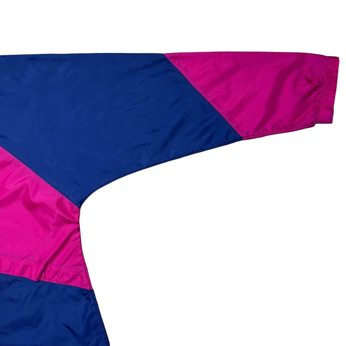 Nike Vtg 1990s Nike Swoosh Color Block Zip Up Windbreaker Jacket Size US L / EU 52-54 / 3 - 11 Thumbnail