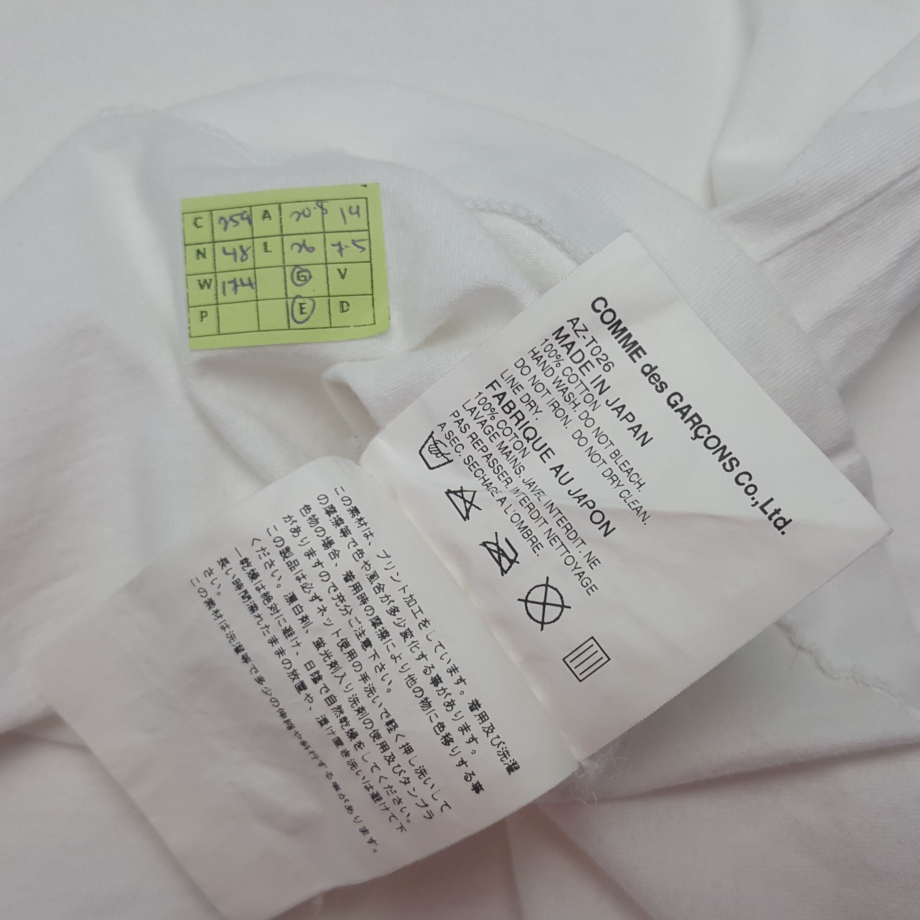 Comme des Garcons PLAY × Japanese Brand × Vintage Vintage Comme des Garcons Play Japanese Designer Tshirt Size US M / EU 48-50 / 2 - 5 Thumbnail
