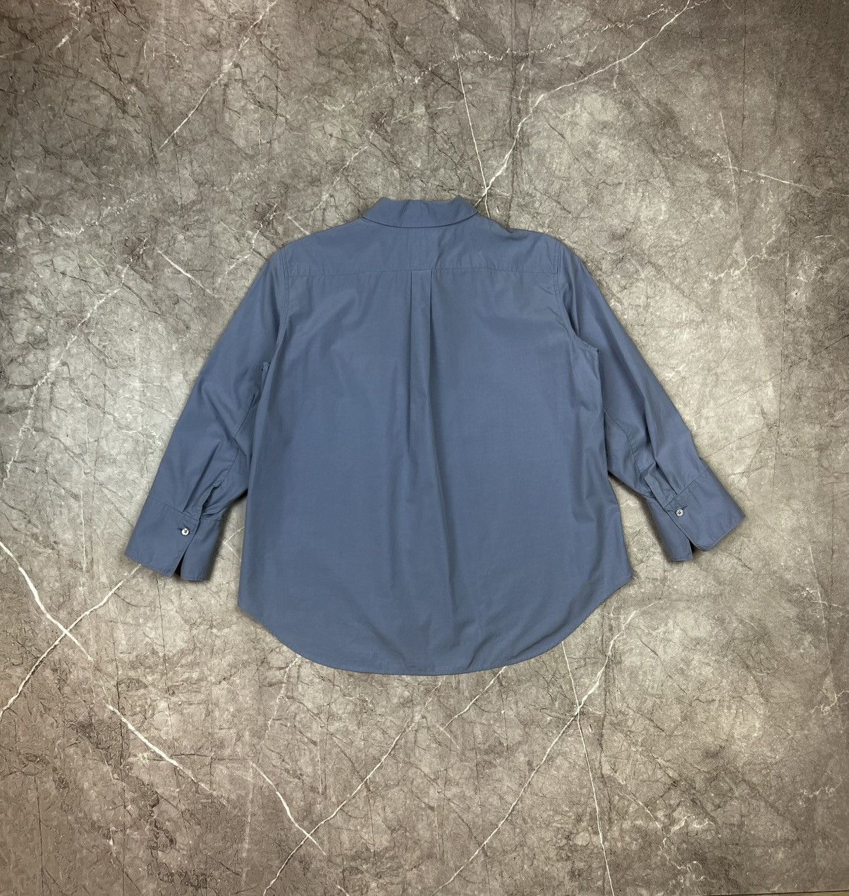 Jil Sander JIL SANDER Blue SHIRT BUTTON UP Size XS / US 0-2 / IT 36-38 - 4 Thumbnail