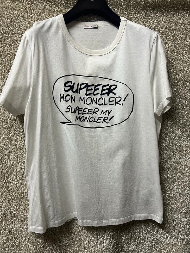 Moncler Moncler Men's Short Sleeve Graphic T-Shirt Size US M / EU 48-50 / 2 - 1 Thumbnail