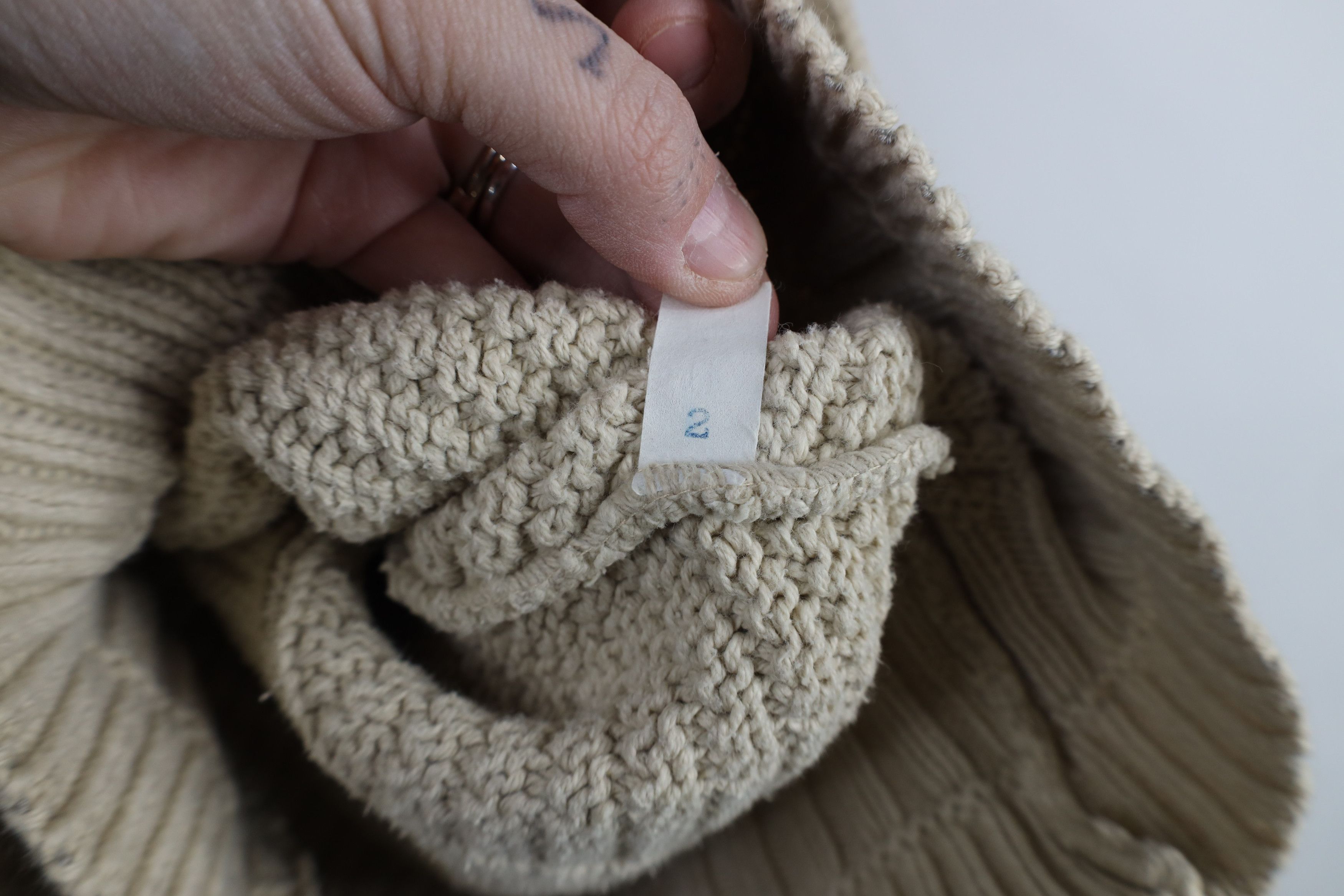Vintage Vintage 90s Streetwear Textured Knit Crewneck Sweater Size L / US 10 / IT 46 - 9 Thumbnail