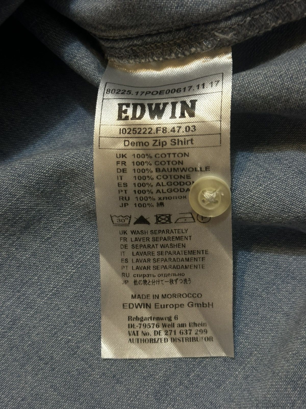 Edwin EDWIN DEMO ZIP SHIRT Size US XL / EU 56 / 4 - 9 Thumbnail
