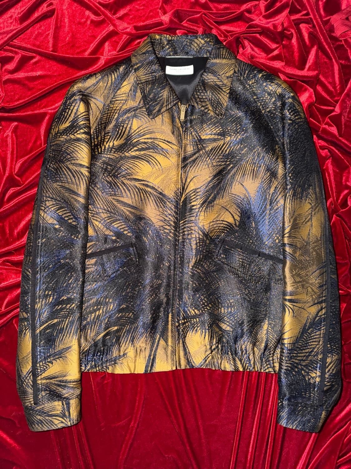 Saint Laurent Paris Saint Laurent Paris Palm Tree Jacquard Jacket Size US L / EU 52-54 / 3 - 1 Thumbnail
