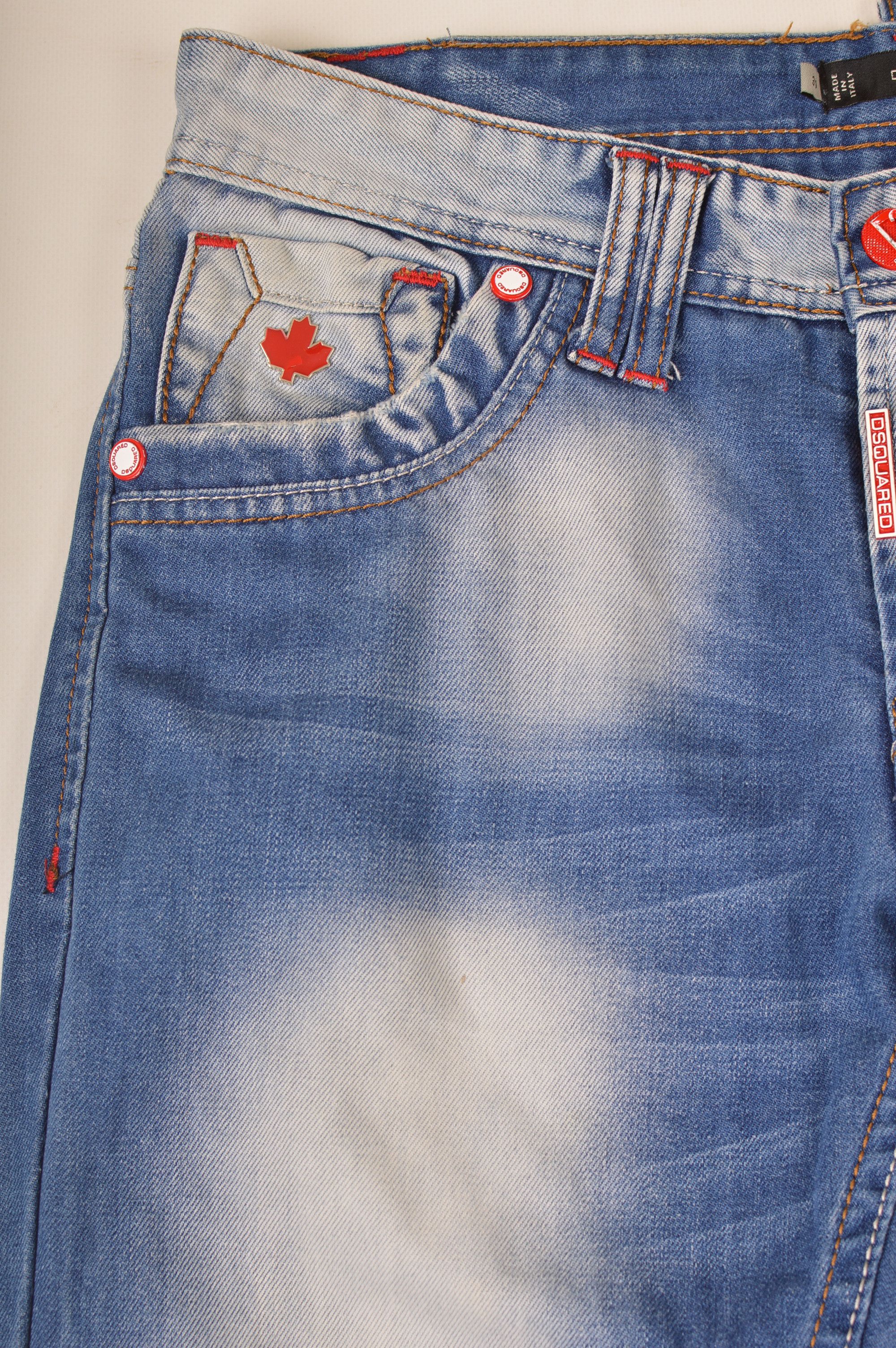Dsquared2 Dsquared2 74 LA263 Vintage Straight Leg Denim Jeans Size US 31 - 2 Thumbnail