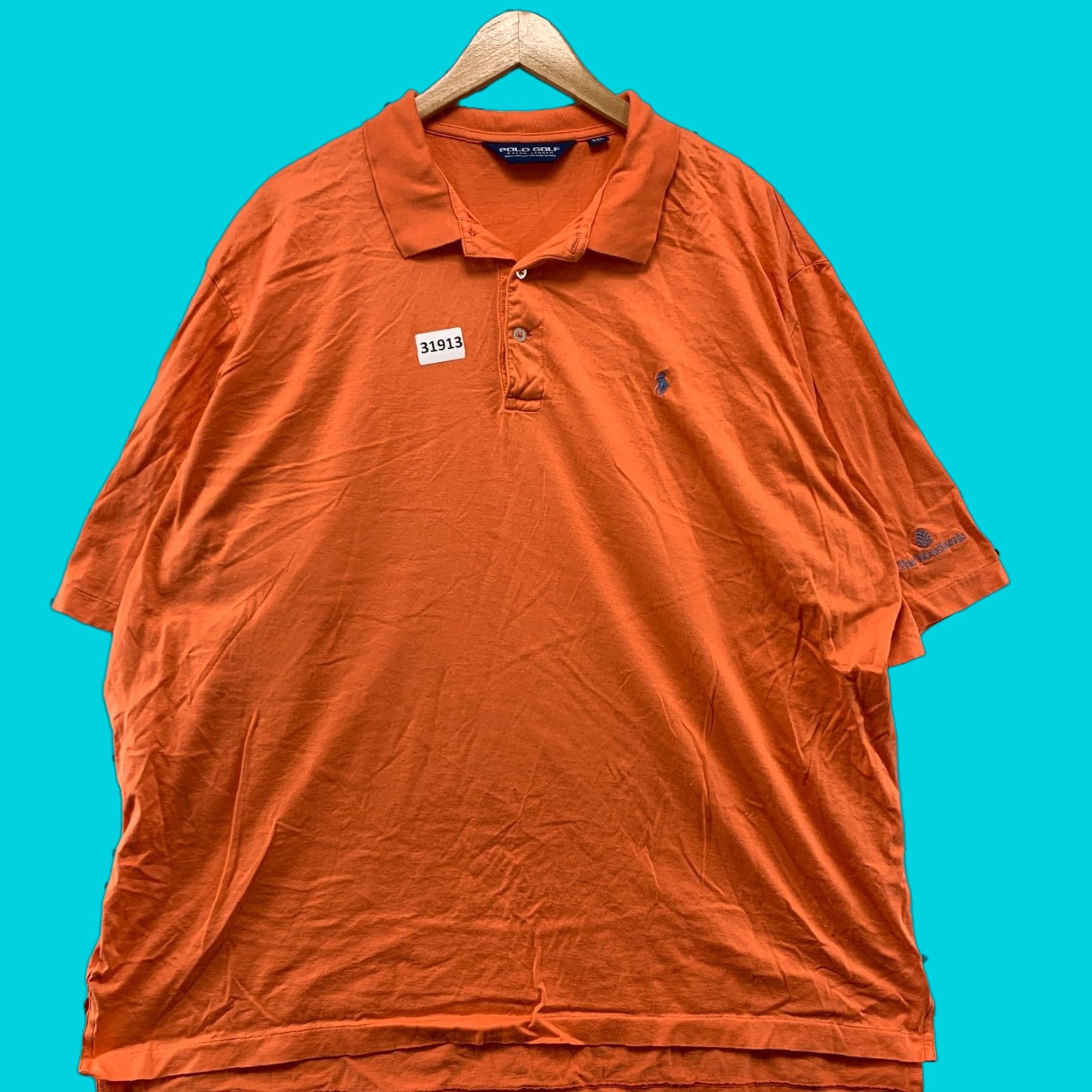Ralph Lauren Polo Golf Ralph Lauren Collared Shirt Mens 2XL Orange Green Pony 28x31 WOODLANDS Size US XXL / EU 58 / 5 - 1 Thumbnail