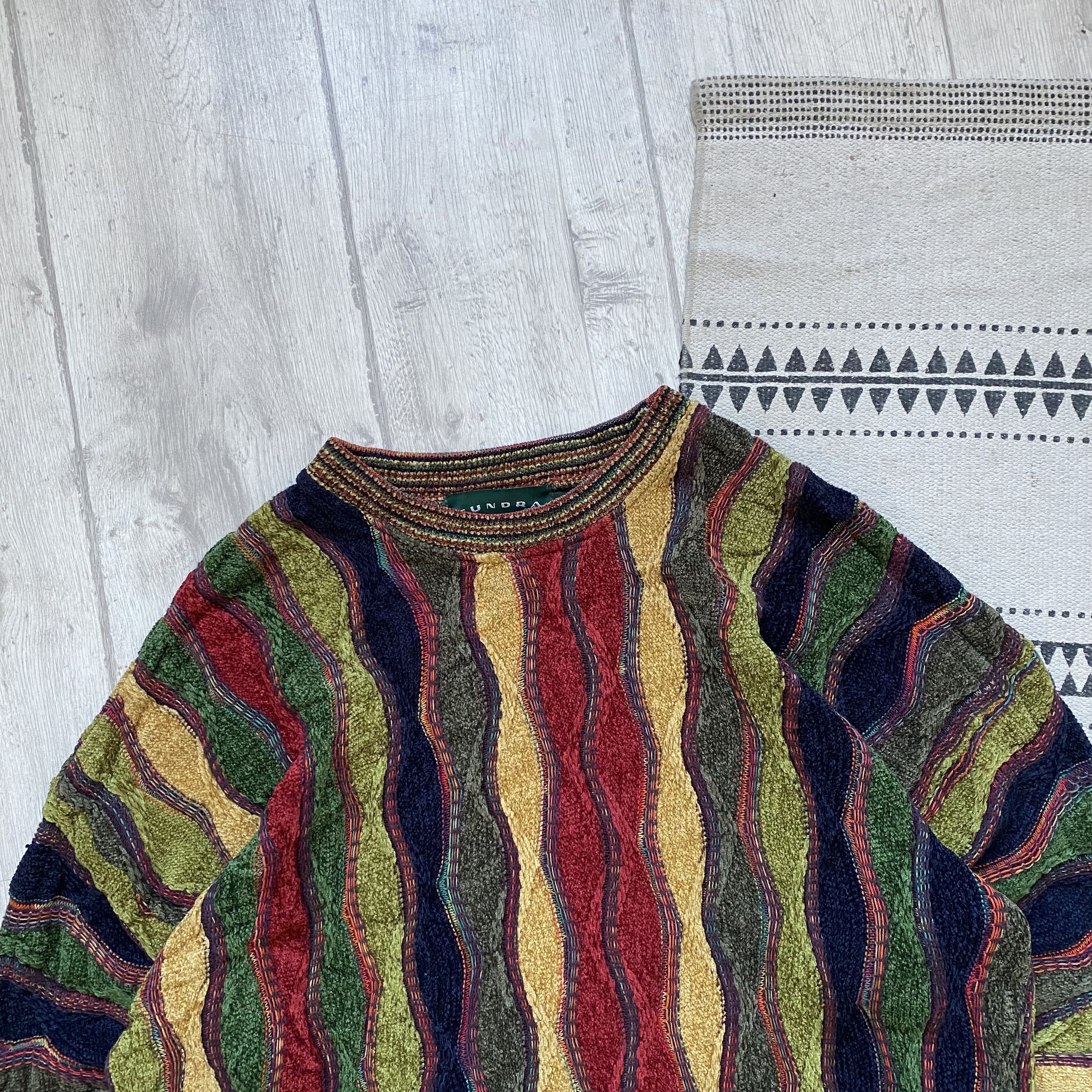 Coogi Vintage 90s Tundra Coggi Style Knit Sweater Cozy Y2K. Size US M / EU 48-50 / 2 - 2 Thumbnail