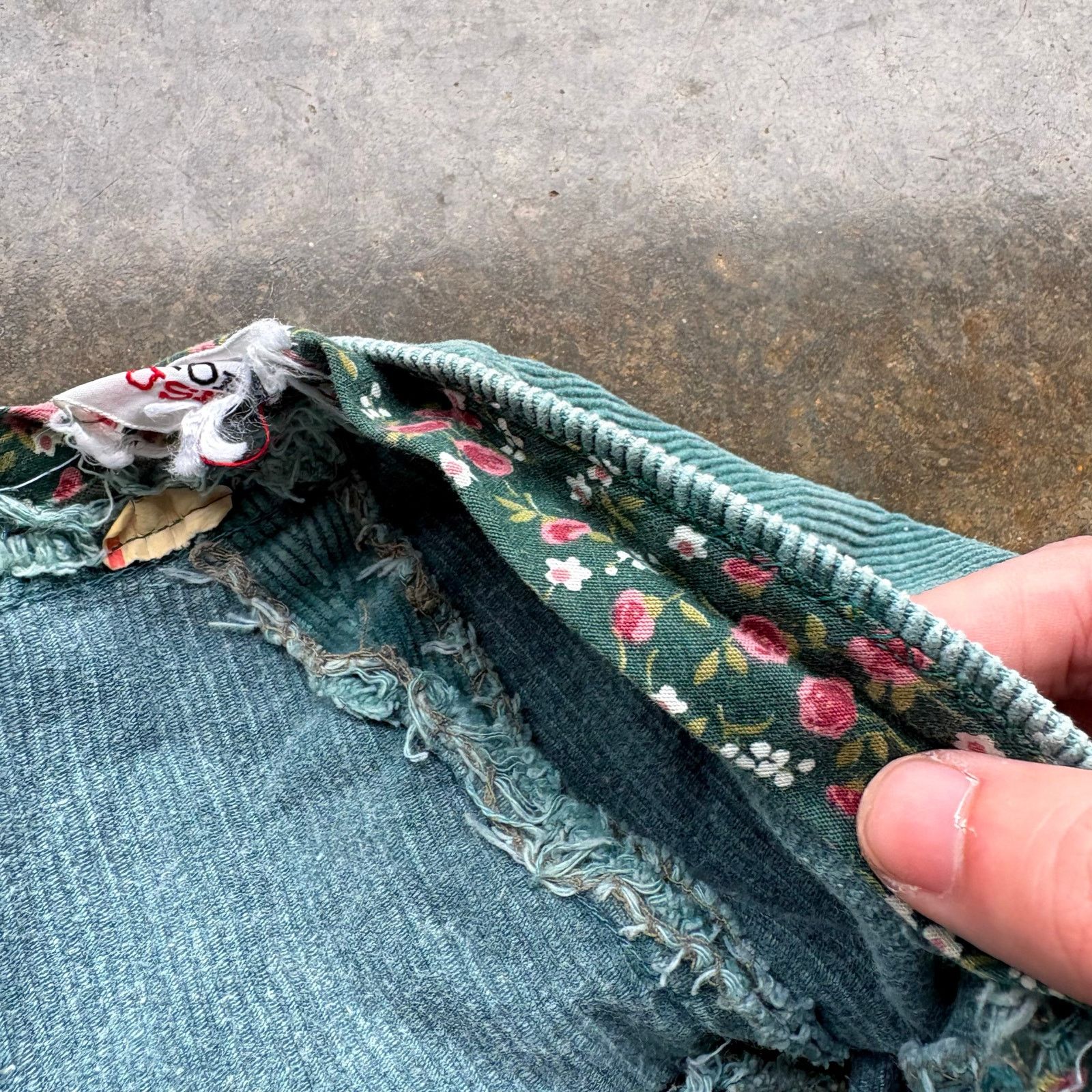 Vintage True Vintage 60s 70s Flare Blue Corduroy Pants 28x32 Size US 28 / EU 44 - 7 Thumbnail