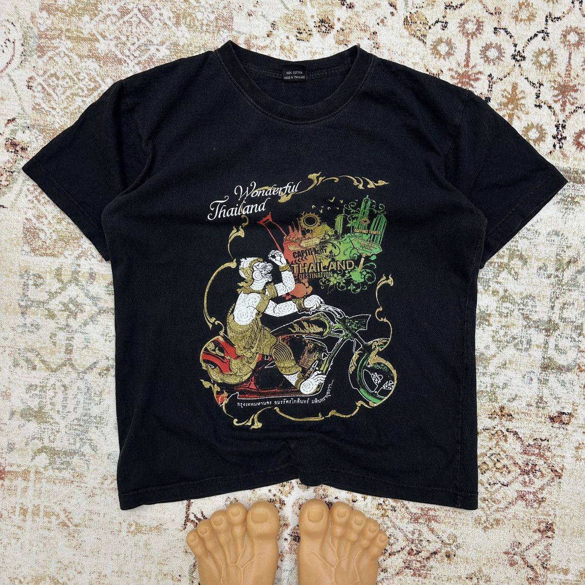 Other Vintage Wonderful Thailand T-shirts Big Logo Moto Used Size US M / EU 48-50 / 2 - 1 Thumbnail