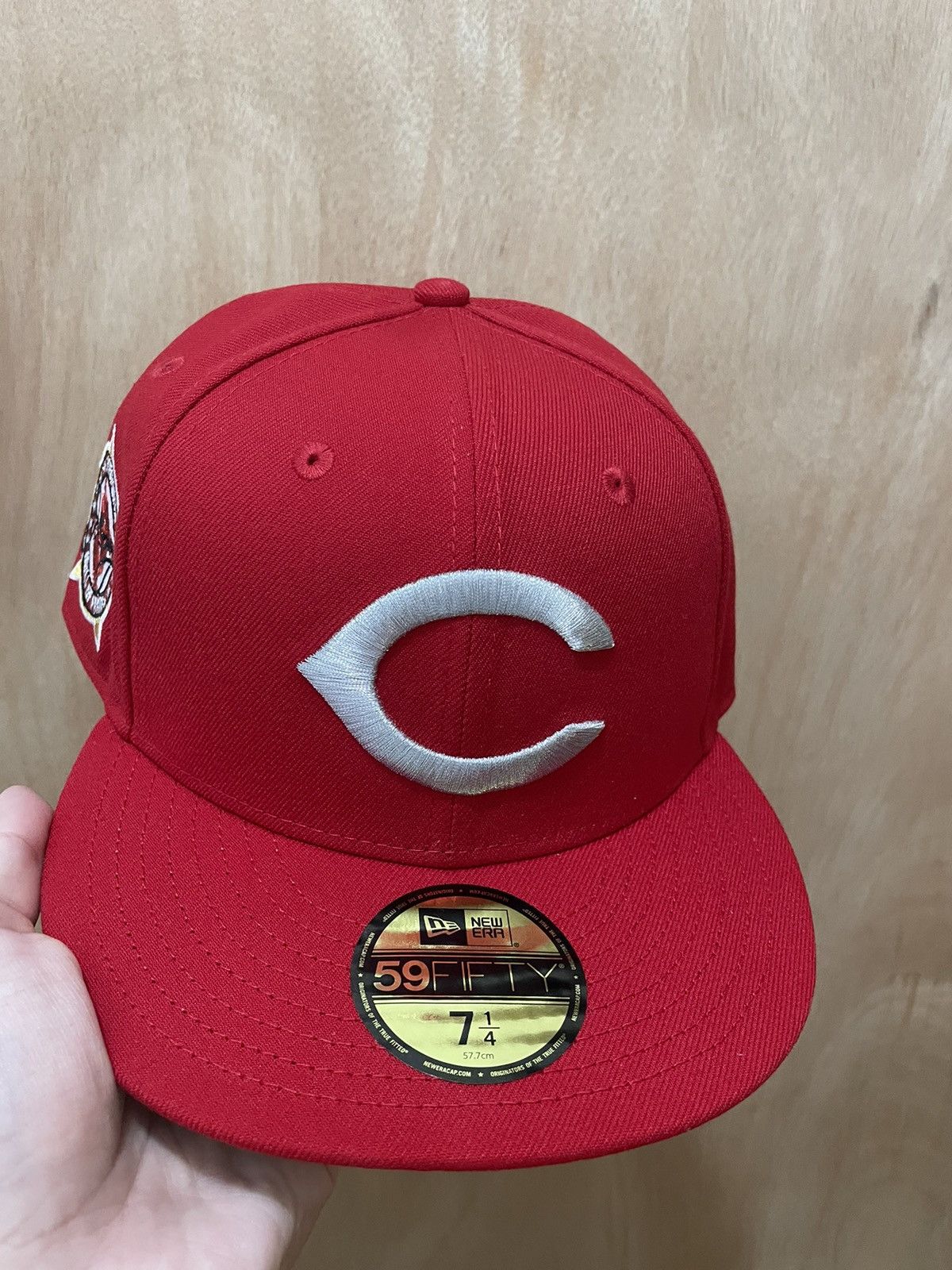 New Era Hat club Cincinnati reds Joe Morgan hof patch size 7 1/4 Size ONE SIZE - 1 Thumbnail