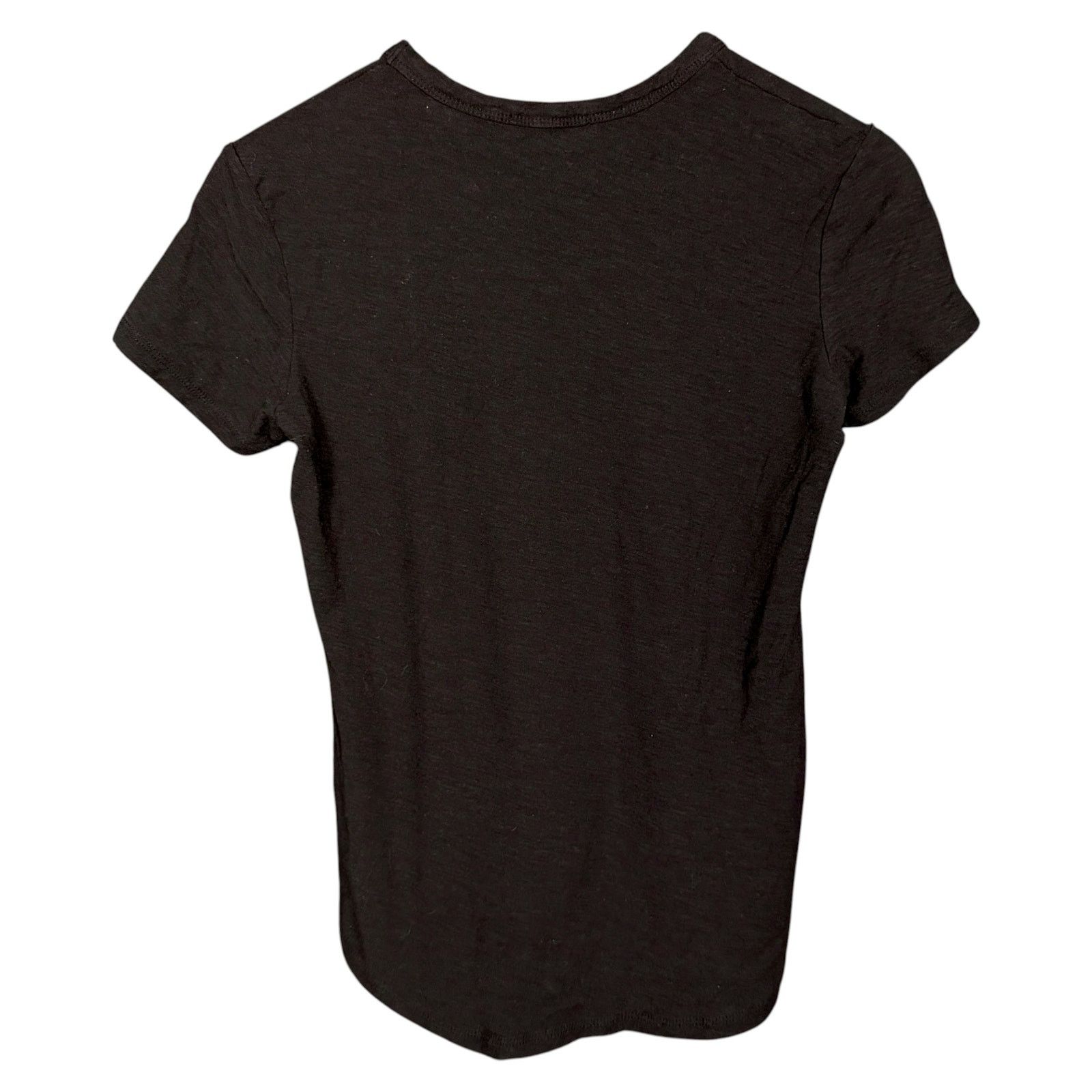 James Perse James Perse Women's Size 1 Black S/S 100% Cotton T-Shirt Size S / US 4 / IT 40 - 5 Thumbnail
