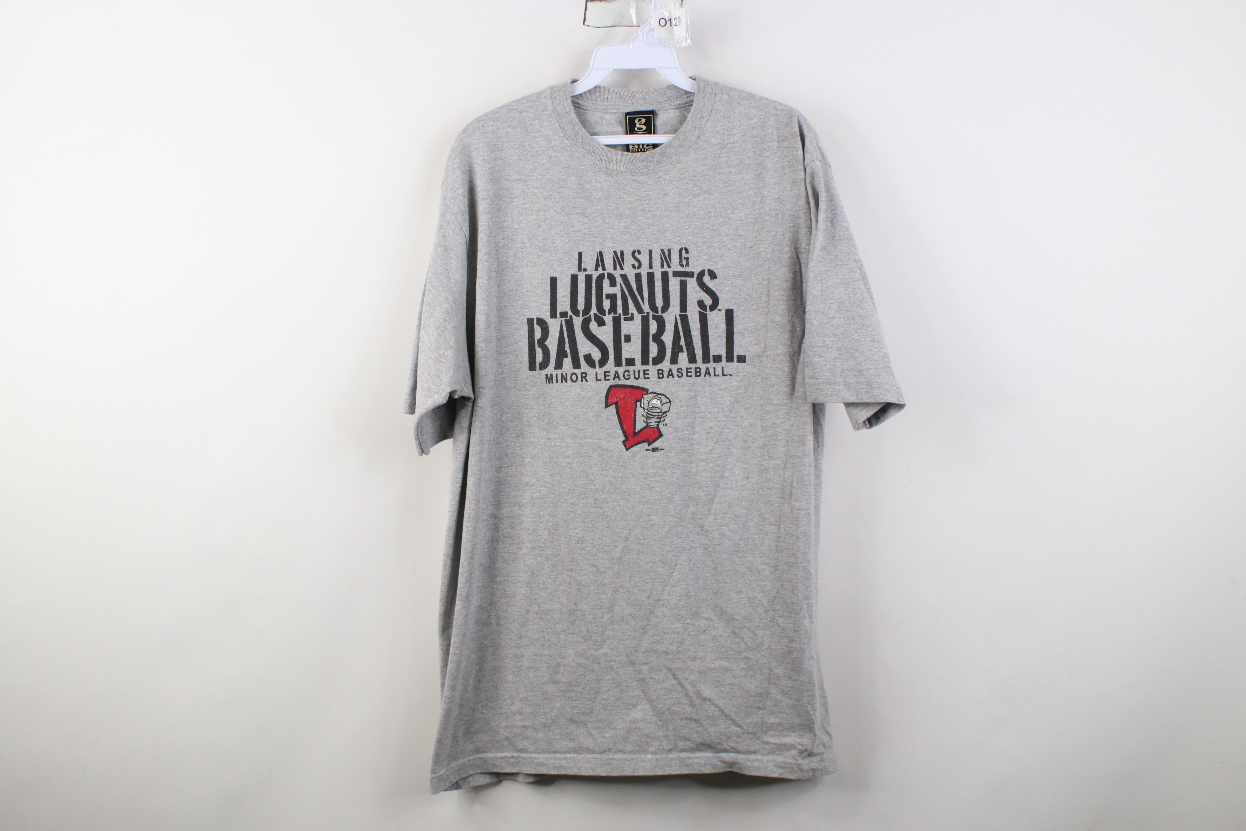 Vintage Vintage Y2K Lansing Lugnuts Baseball Short Sleeve T-Shirt Size US L / EU 52-54 / 3 - 1 Thumbnail
