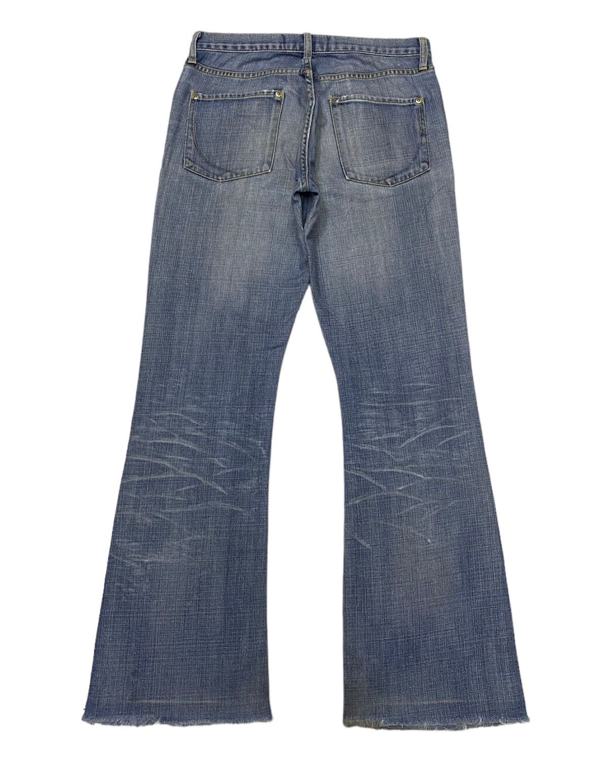 If Six Was Nine 🔥PAPER DENIM & CLOTH FLARE JEANS DISTRESS DENIM BOOTCUT Size US 31 - 4 Thumbnail