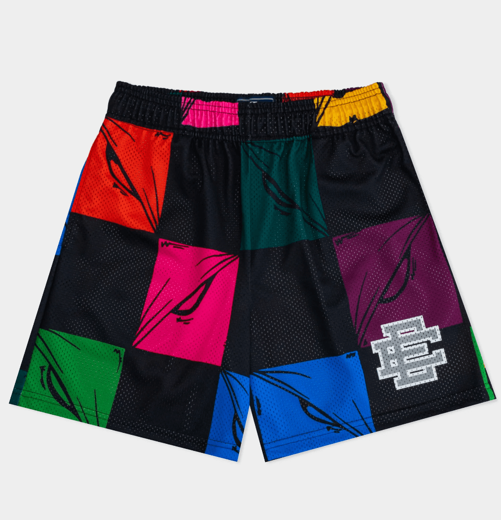 Eric Emanuel Eric Emanuel Matty Boy Short Skittles Multi Color Mesh Size US 30 / EU 46 - 1 Thumbnail