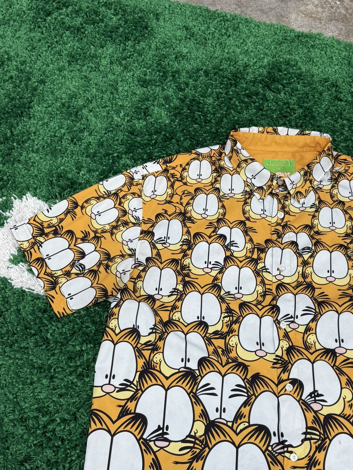 Nickelodeon RARE Nickelodeon Garfield All Over Print 2XL Camp Shirt RARE Size US XXL / EU 58 / 5 - 3 Thumbnail