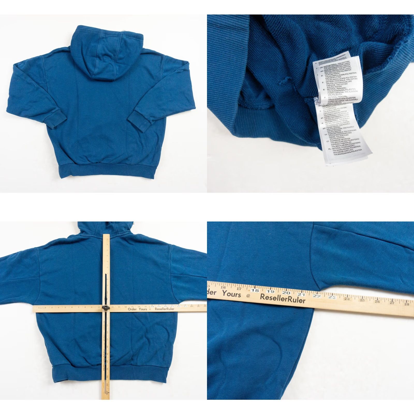 Adidas Adidas Women's Hoodie Hoodie Pullover Trefoil Blue Small Regular Fit Front Logo 90s? No—Oops. Size S / US 4 / IT 40 - 8 Thumbnail