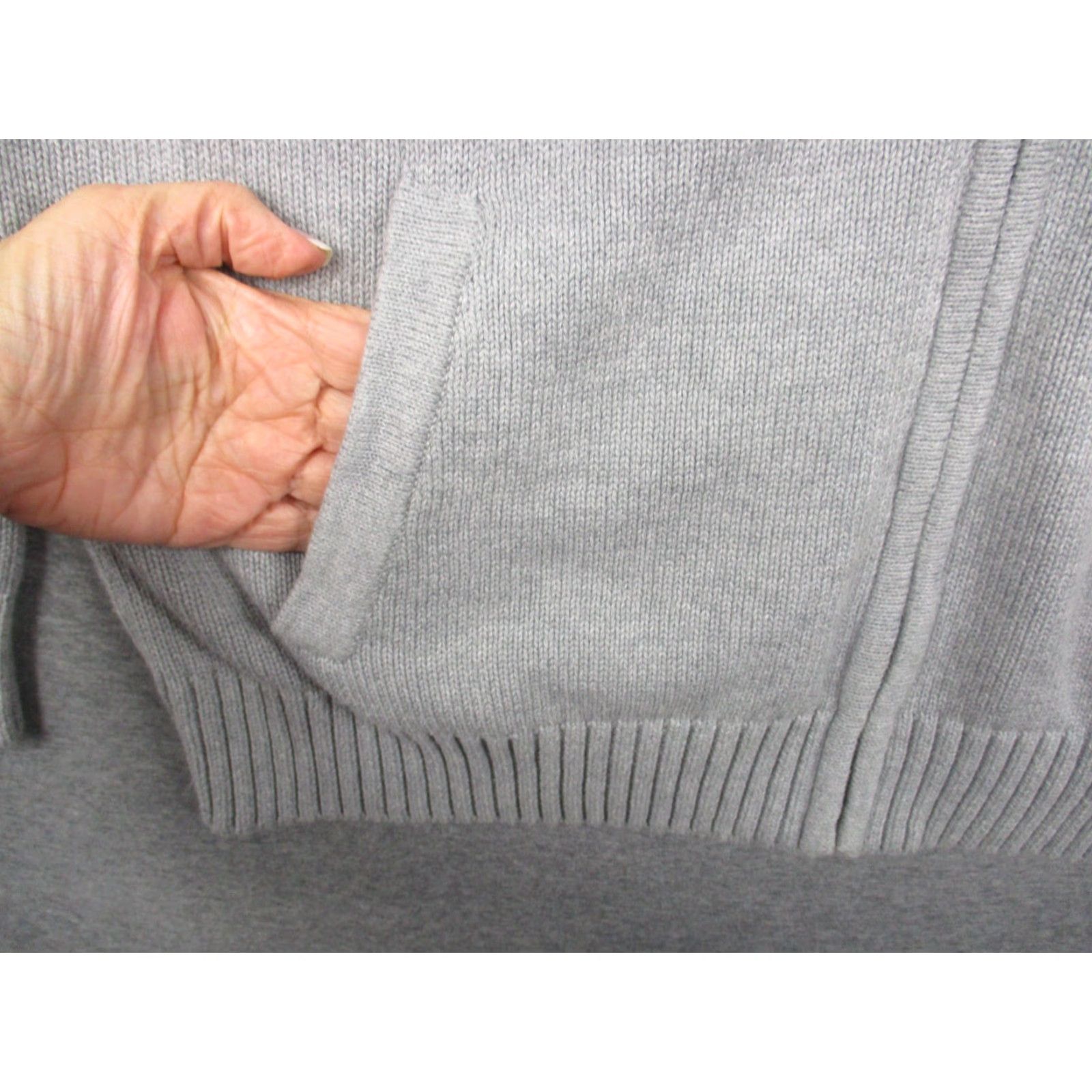 Vintage LL Bean Sweater Jacket Men's Large Tall Gray Full Zip Size US L / EU 52-54 / 3 - 6 Thumbnail