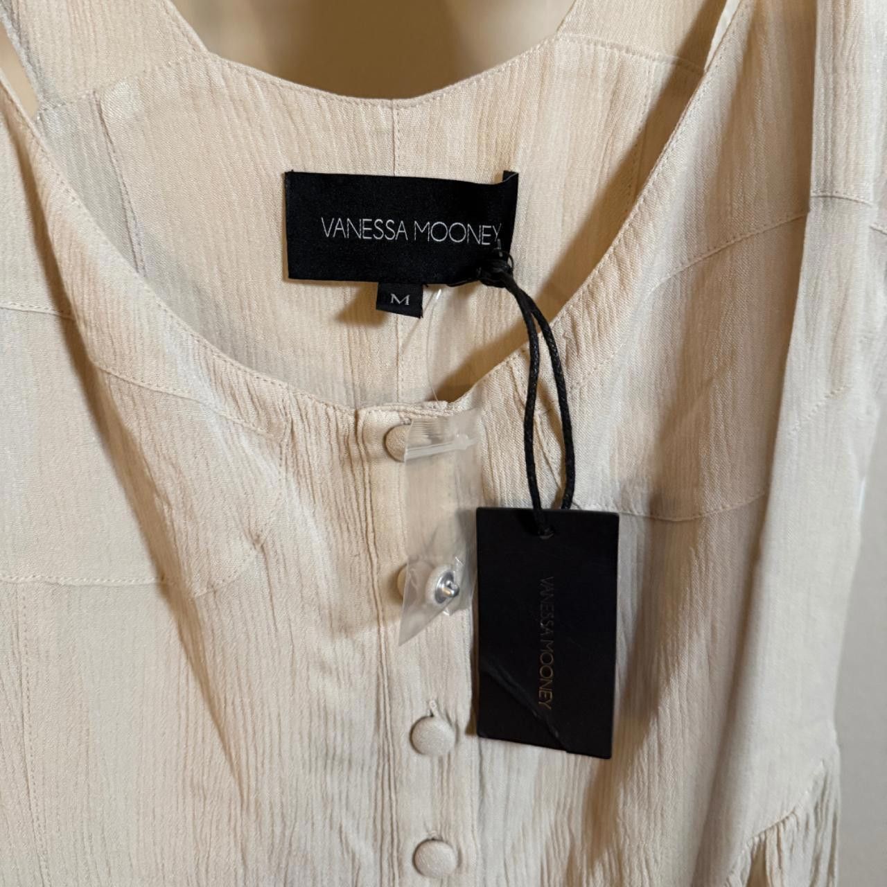 Designer cream romper dress Size 32" / US 10 / IT 46 - 7 Thumbnail