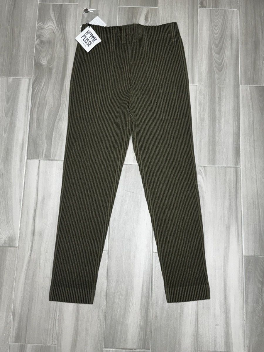 Homme Plisse Issey Miyake Kahki Wool Like Light Trousers Size US 34 / EU 50 - 1 Thumbnail
