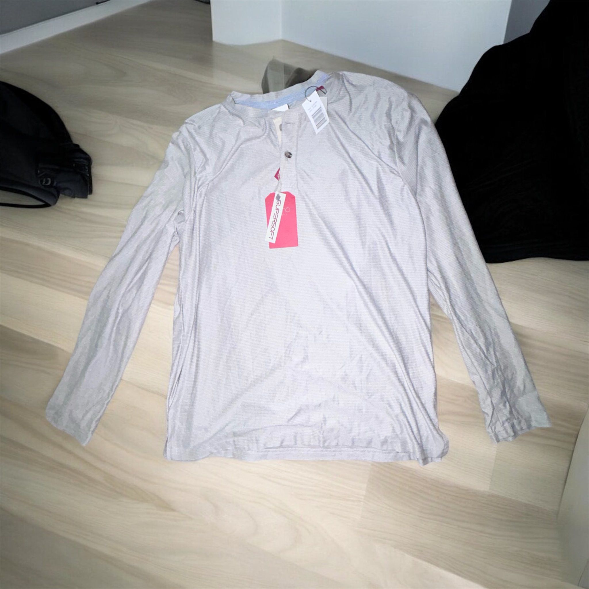 Other Bruno Milano Supersoft long sleeve Gray L t-shirt for men Size US L / EU 52-54 / 3 - 1 Thumbnail