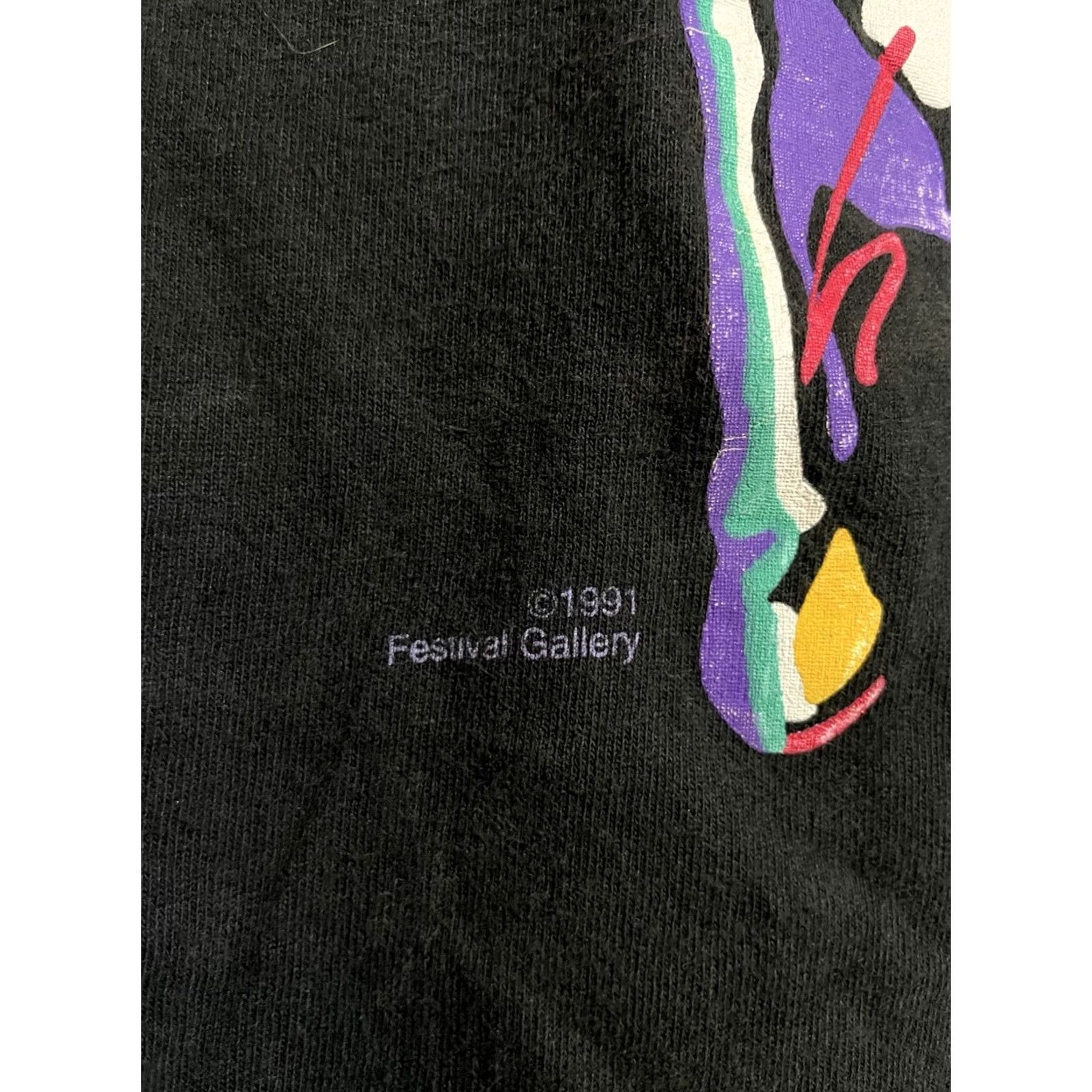 Fruit Of The Loom VINTAGE Kentucky Derby Horse Racing Black T Shirt XL Mens 90s USA Fruit of the Loom Size US XL / EU 56 / 4 - 3 Thumbnail