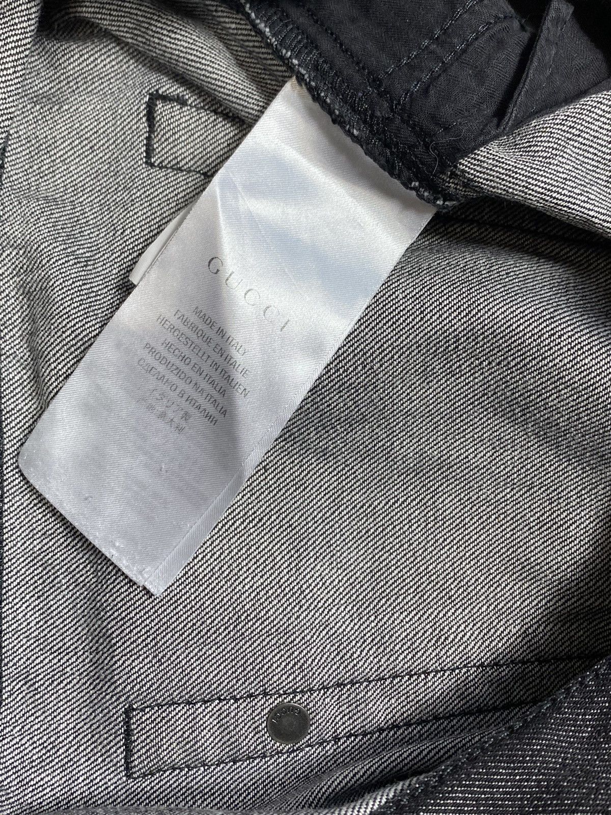 Gucci Gucci - Classic Black Denim Size US 36 / EU 52 - 7 Thumbnail