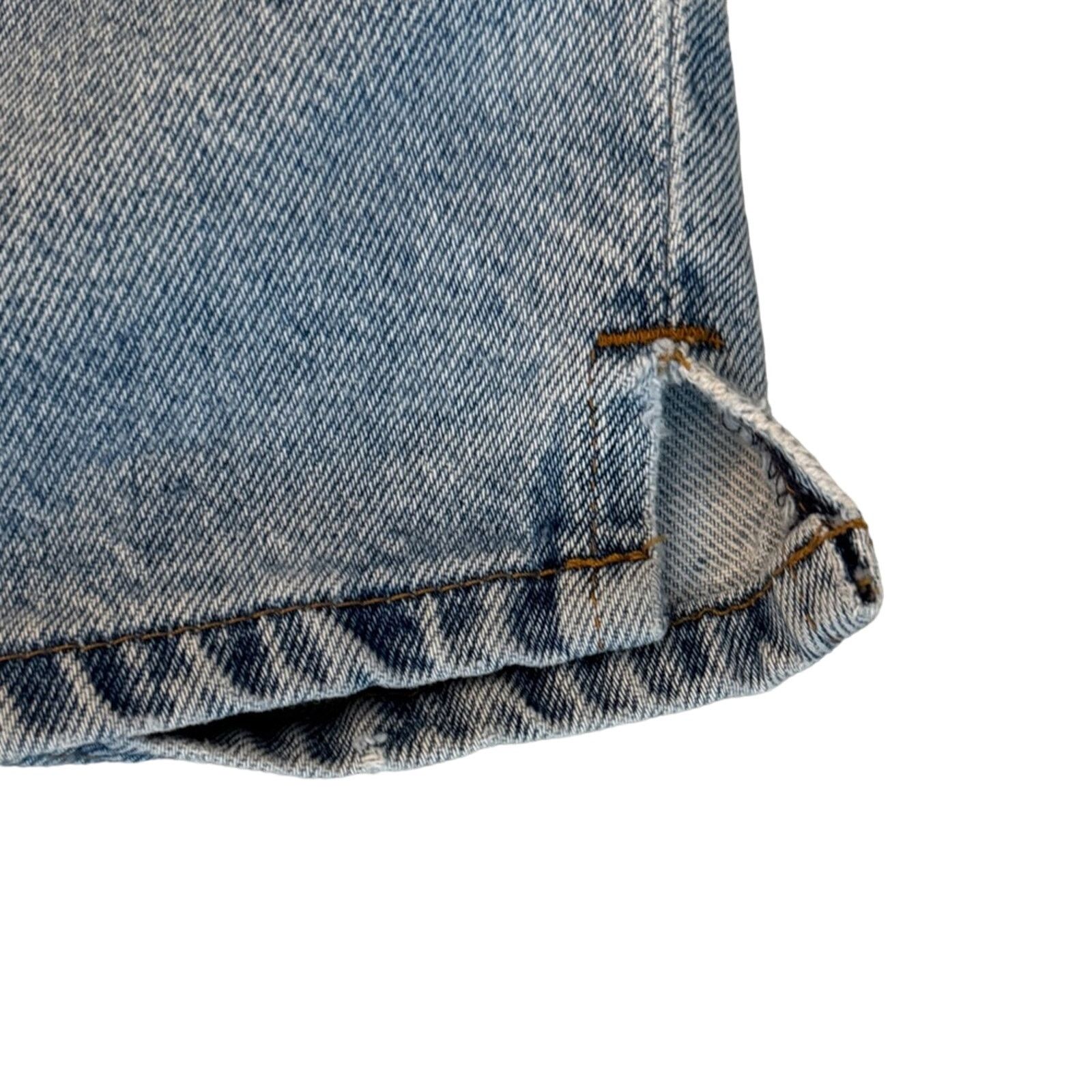 Levi's Levi’s Vintage90s Silver Tab 912 High Waist Denim Shorts Size 31" - 4 Thumbnail