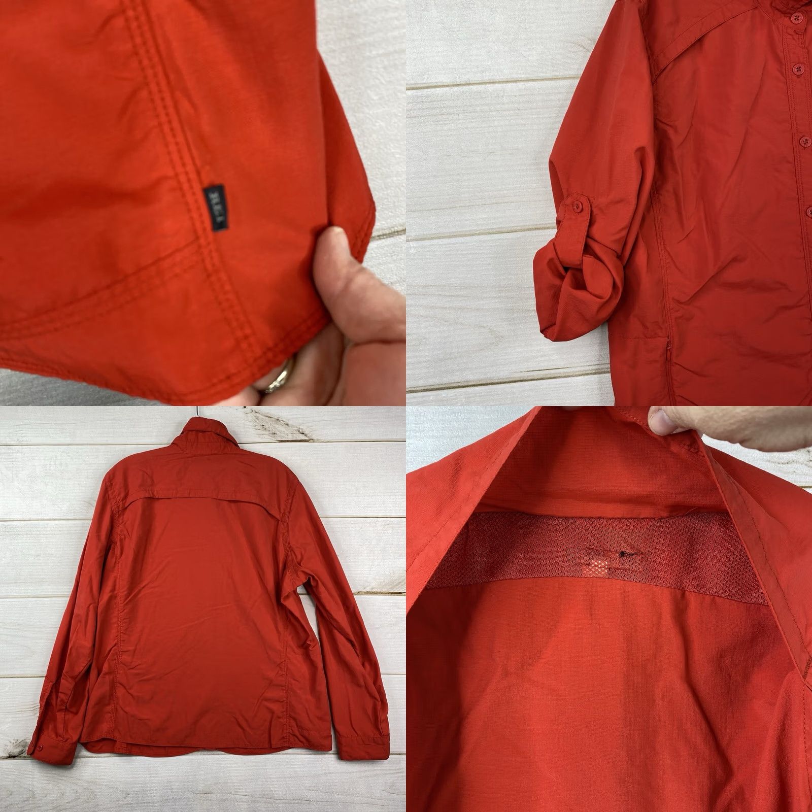 Vintage REI Shirt Womens XL Red Roll Tab Sleeve Outdoors Camping Hiking Button-Up Women XL Red Outdoors Casual Shirt Size XL / US 12-14 / IT 48-50 - 8 Thumbnail