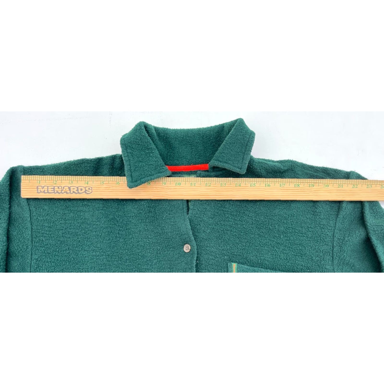 Abercrombie & Fitch VINTAGE Abercrombie & Fitch Adirondack Trail Guide Fleece Shirt Men's Sz M Green 90s Button-Up Size US M / EU 48-50 / 2 - 7 Thumbnail
