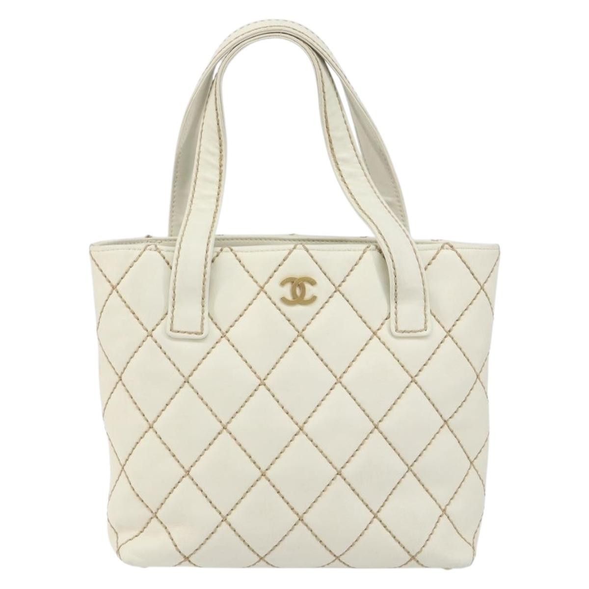 Chanel Chanel Surpique Tote Quilted Leather Size ONE SIZE - 1 Thumbnail