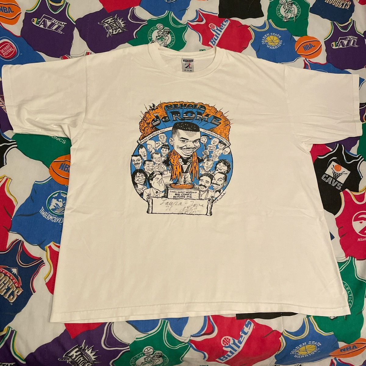 Vintage Vintage Behold JeRome Crackin Your Ship Up Art Obscure Tee Size US XL / EU 56 / 4 - 1 Thumbnail