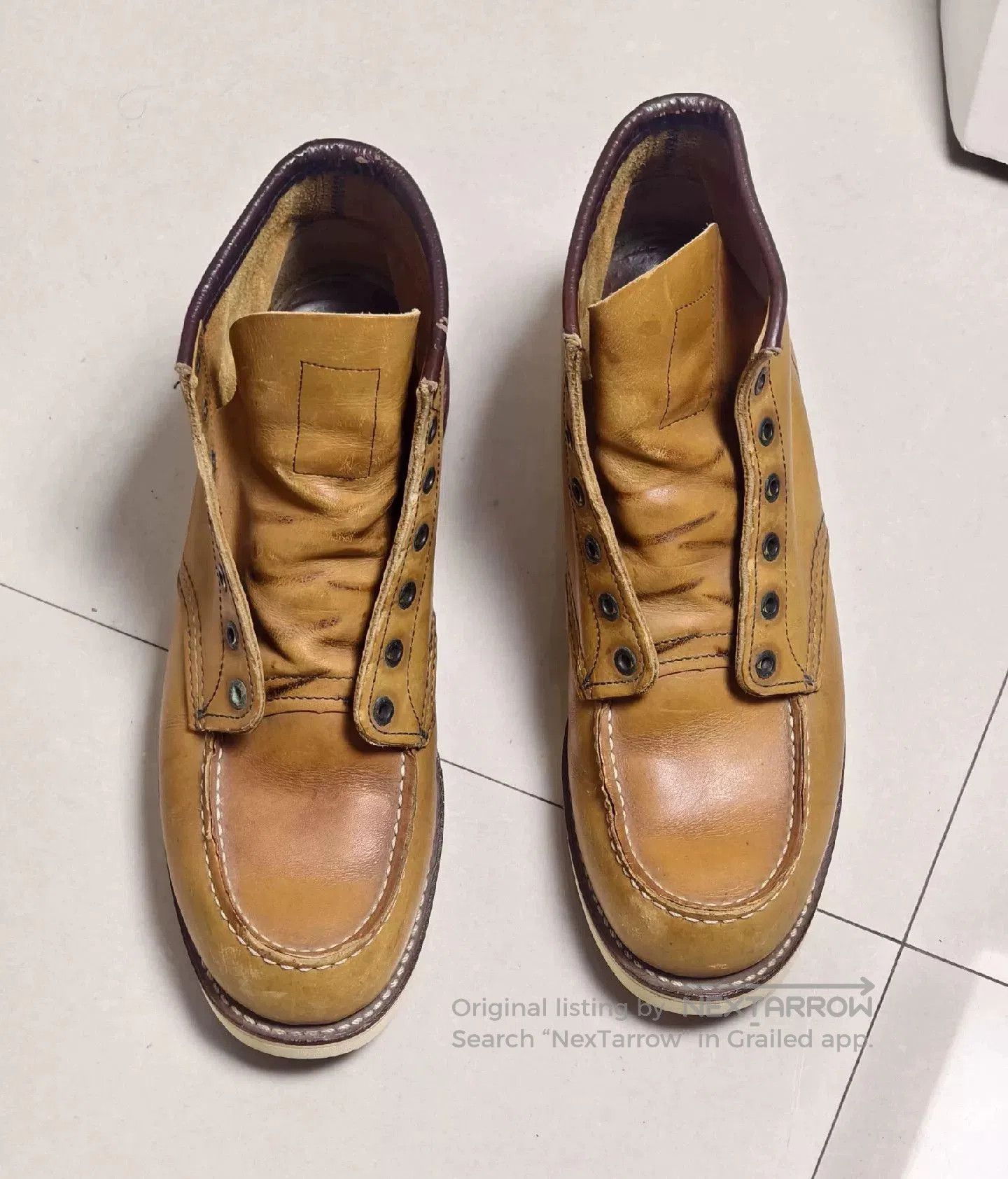 Red Wing 875 Sunset Yellow Boot.