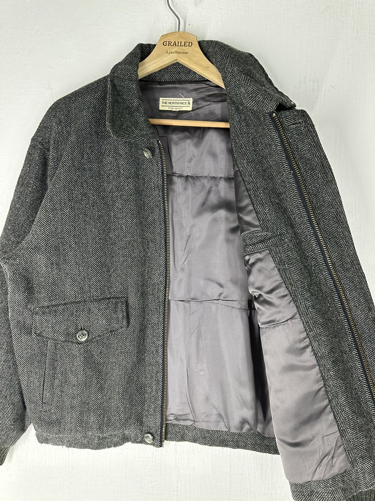 The North Face Vintage TNF The North Face Worker Wool Jacket Size US L / EU 52-54 / 3 - 3 Thumbnail