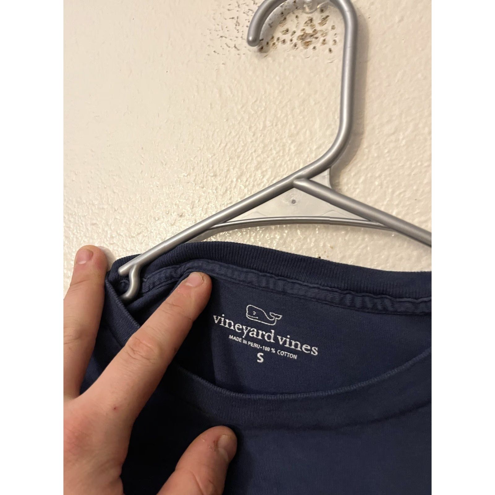 Vineyard Vines Vineyard Vines Logo T-Shirt Long Sleeve Men Small Navy Blue Tee Logo Shirt Size US S / EU 44-46 / 1 - 3 Thumbnail