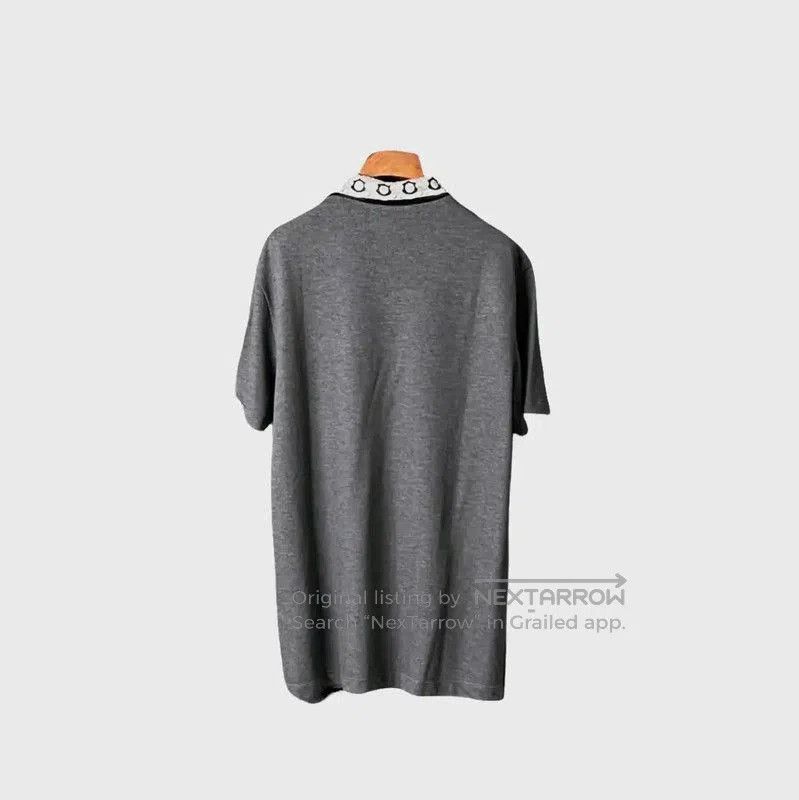 Versace Versace Summer Gray Cotton Logo Short Sleeve Polo . Size US M / EU 48-50 / 2 - 2 Thumbnail