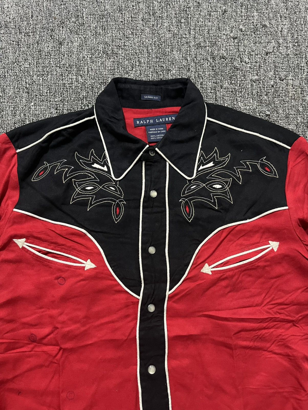 Polo Ralph Lauren 90s ralph lauren western shirt button Size US S / EU 44-46 / 1 - 2 Thumbnail