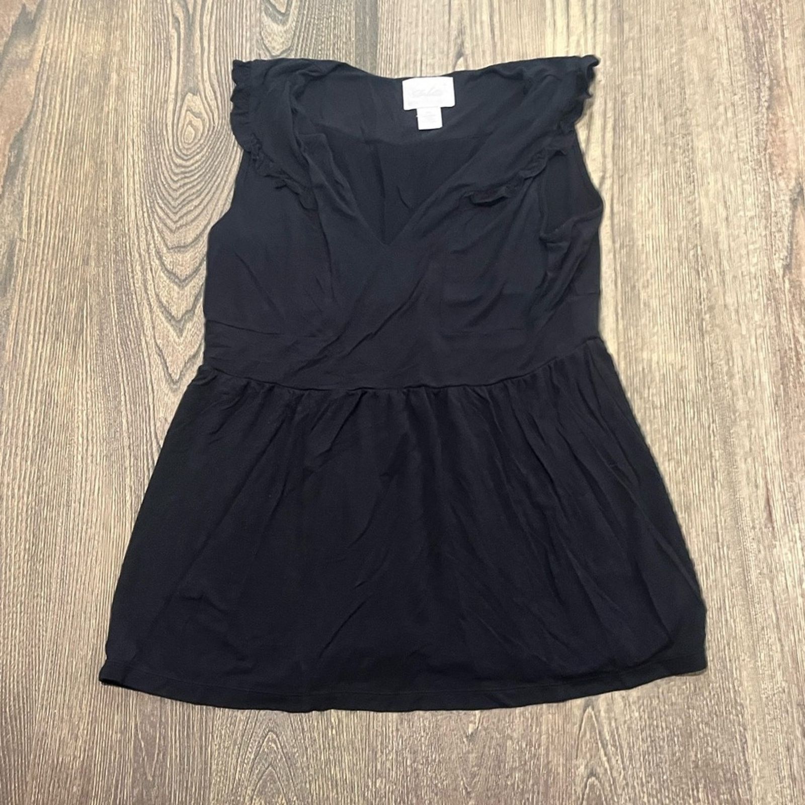 Anthropologie Anthropologie Deletta Top Sleeveless V-Neck Ruffled Size M Size M / US 6-8 / IT 42-44 - 1 Thumbnail