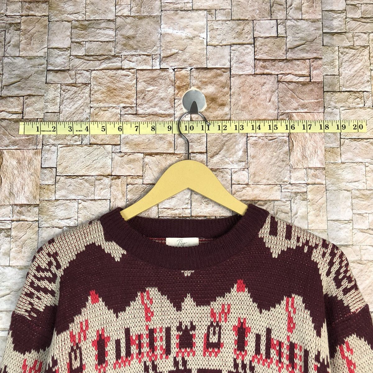 Homespun Knitwear Tigg colorfull art sweatshirt Knitwear #A425 Size S / US 4 / IT 40 - 4 Thumbnail