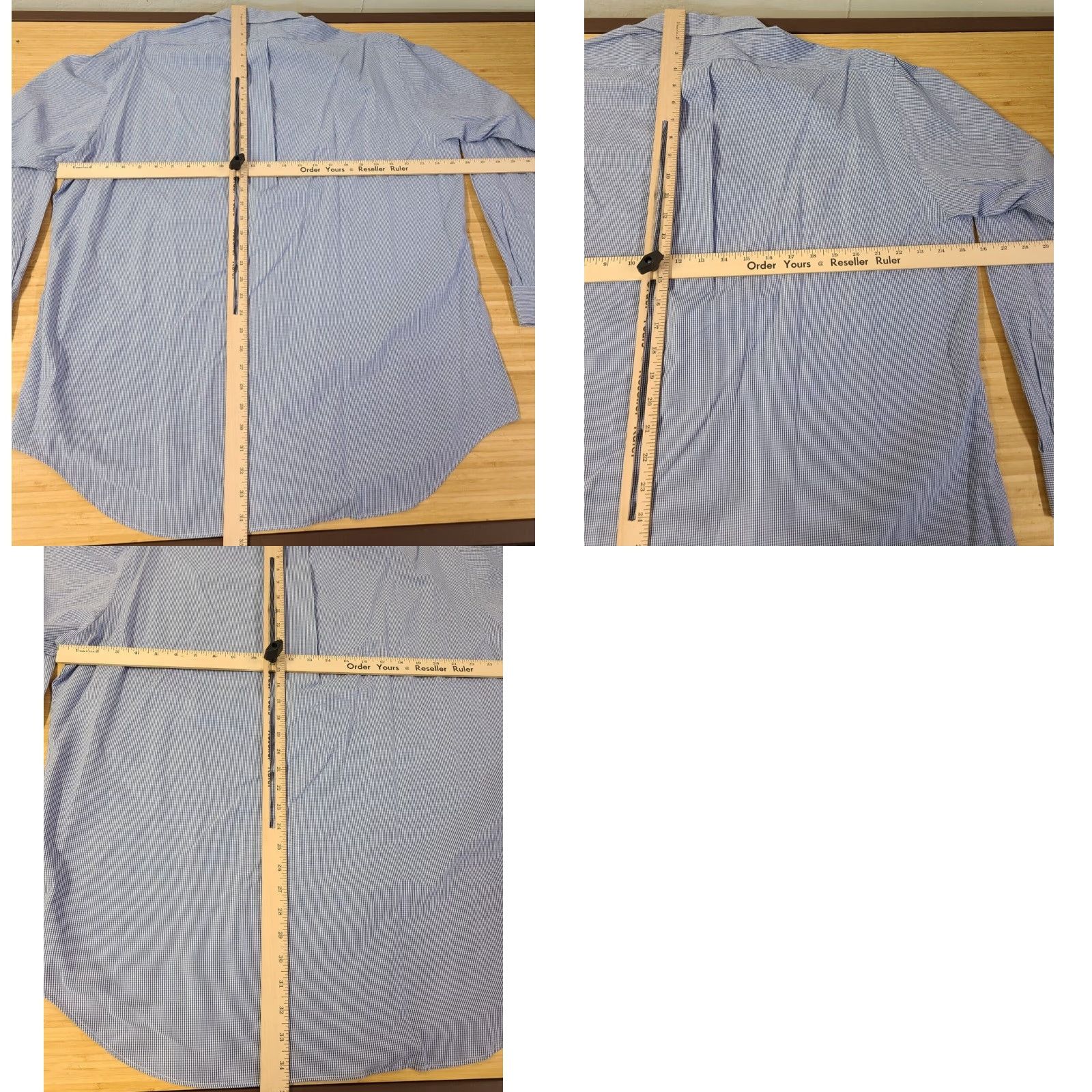 Polo Ralph Lauren Polo Ralph Lauren Shirt Mens Blue L Long Sleeve Button-Down Geometric Embroidered Logo Cotton Size US L / EU 52-54 / 3 - 8 Thumbnail