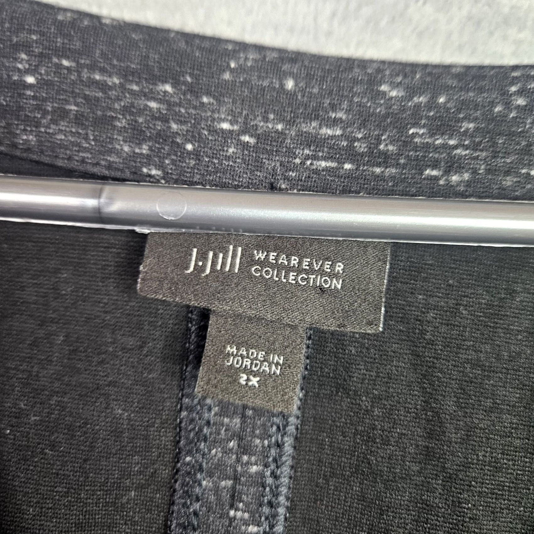 J. Jill J.JILL Wearever Collection V-neck Long Sleeve Double-Face Jersey Top 2X Black Knit Shirt Womens Regular Cheap Real Vintage? Size XXL / US 16-18 / IT 52-54 - 5 Thumbnail