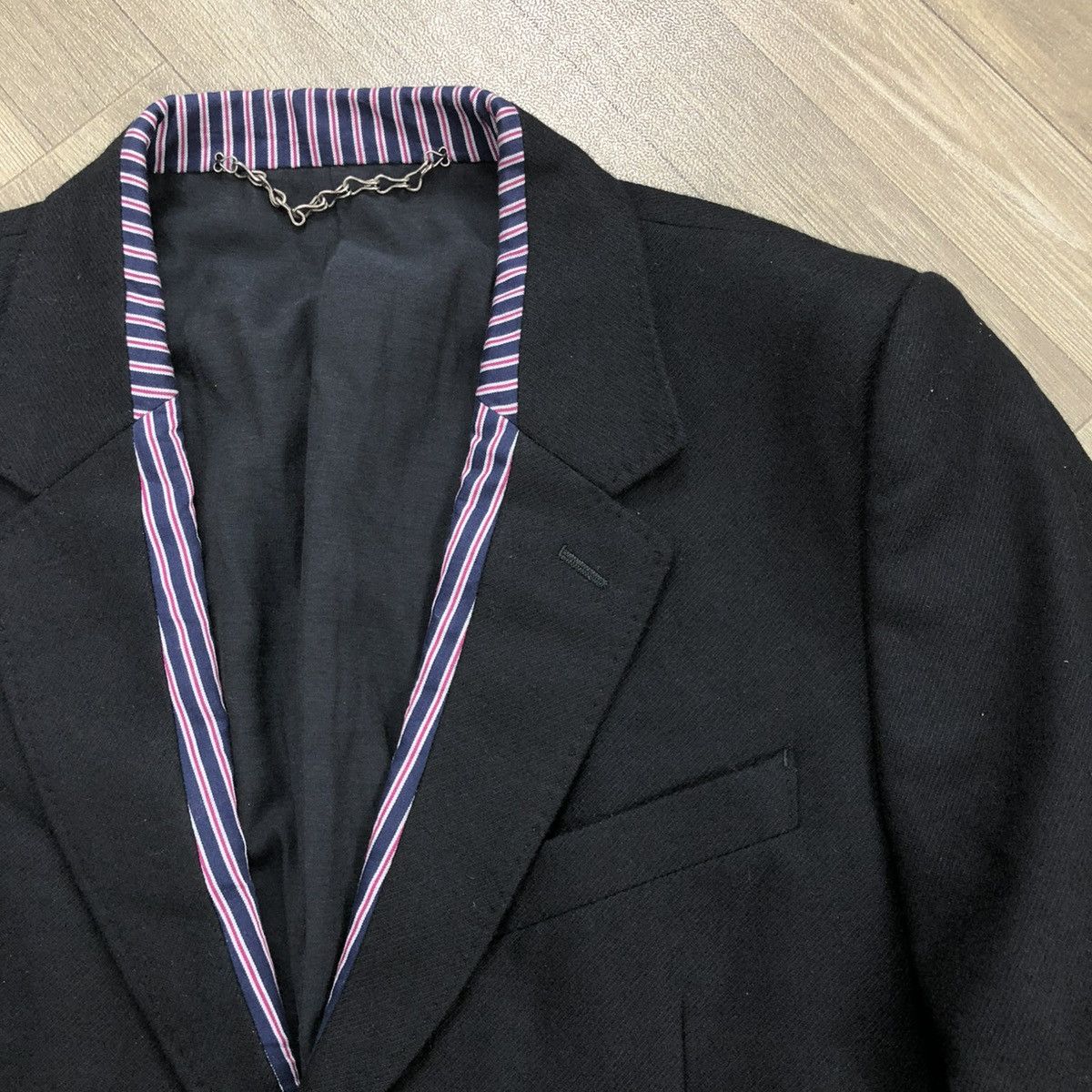 Designer × Japanese Brand × Maison MIHARA YASUHIRO 2000s Miharayasuhiro Wool Blazer Coat Jacket Size 46R - 4 Thumbnail