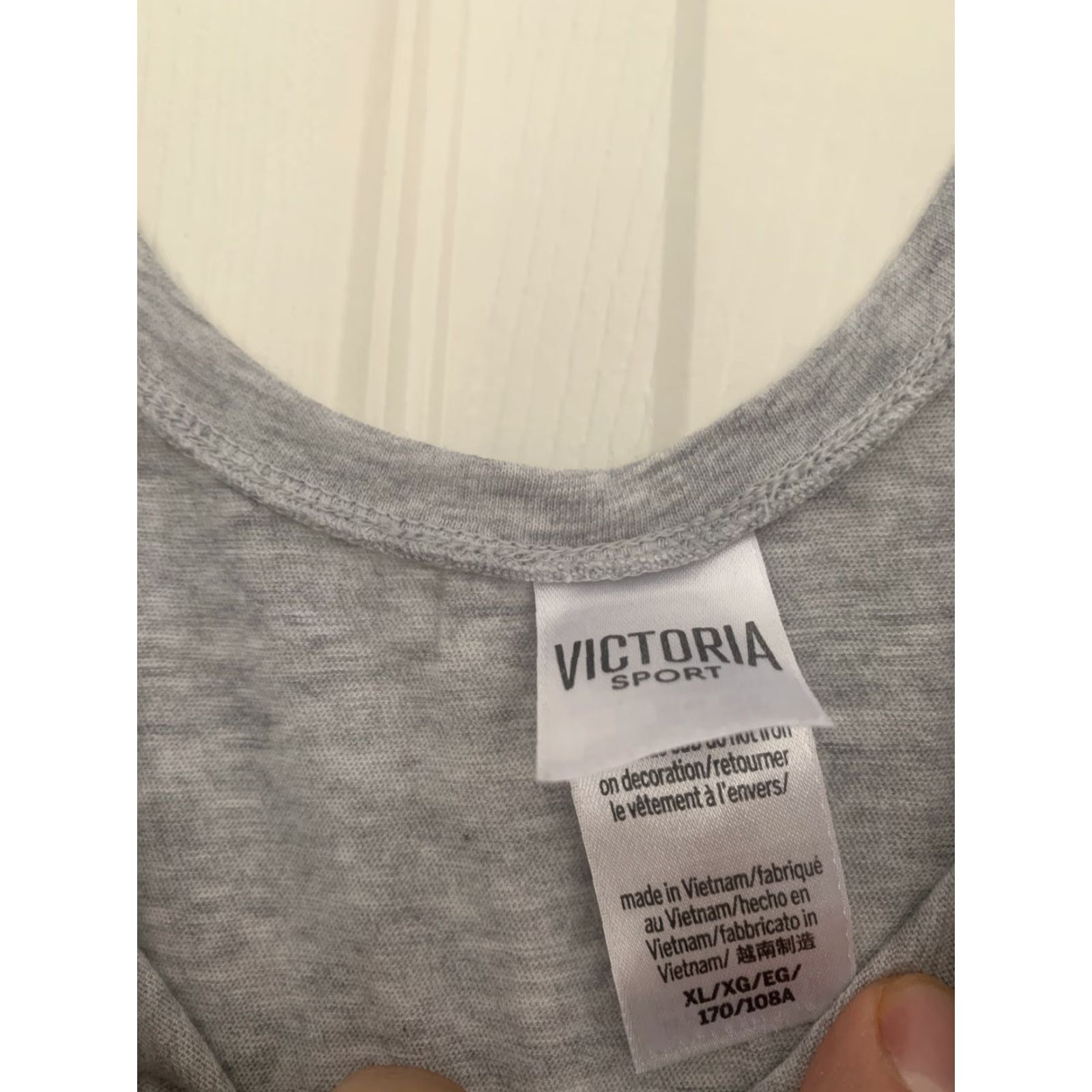 Victoria's Secret VICTORIA'S SECRET Victoria Sport Top Activewear T-Shirt XL Women Gray Sports Victoria Sport Women XL Size XL / US 12-14 / IT 48-50 - 4 Thumbnail