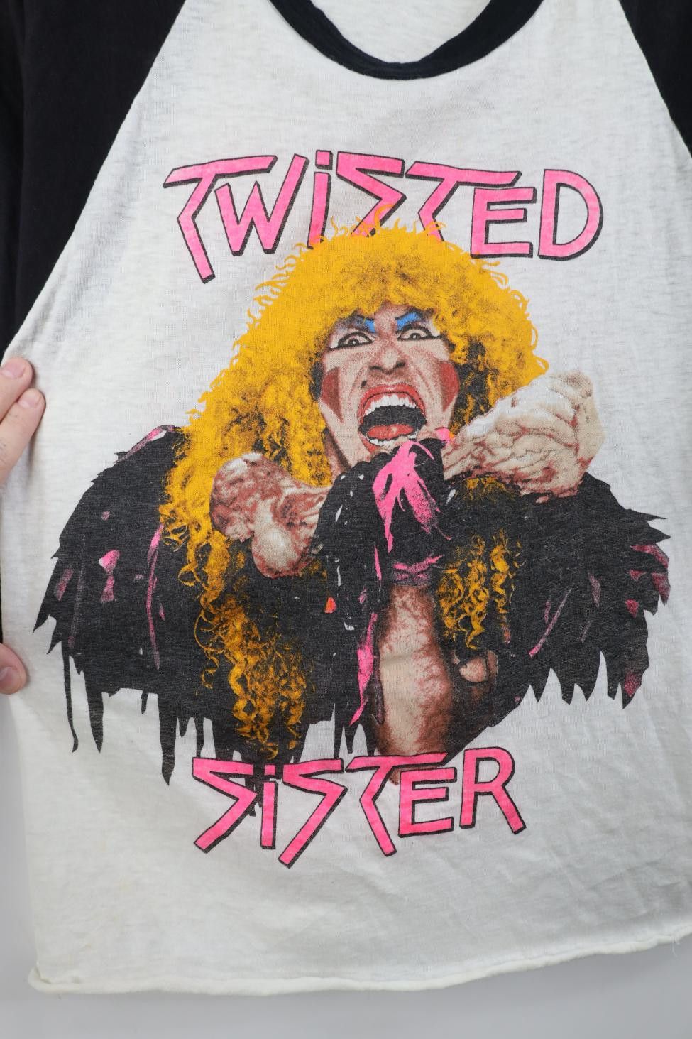 Vintage Vintage 80s 1984 Stay Hungry Tour Twisted Sister T-Shirt Size M / US 6-8 / IT 42-44 - 4 Thumbnail